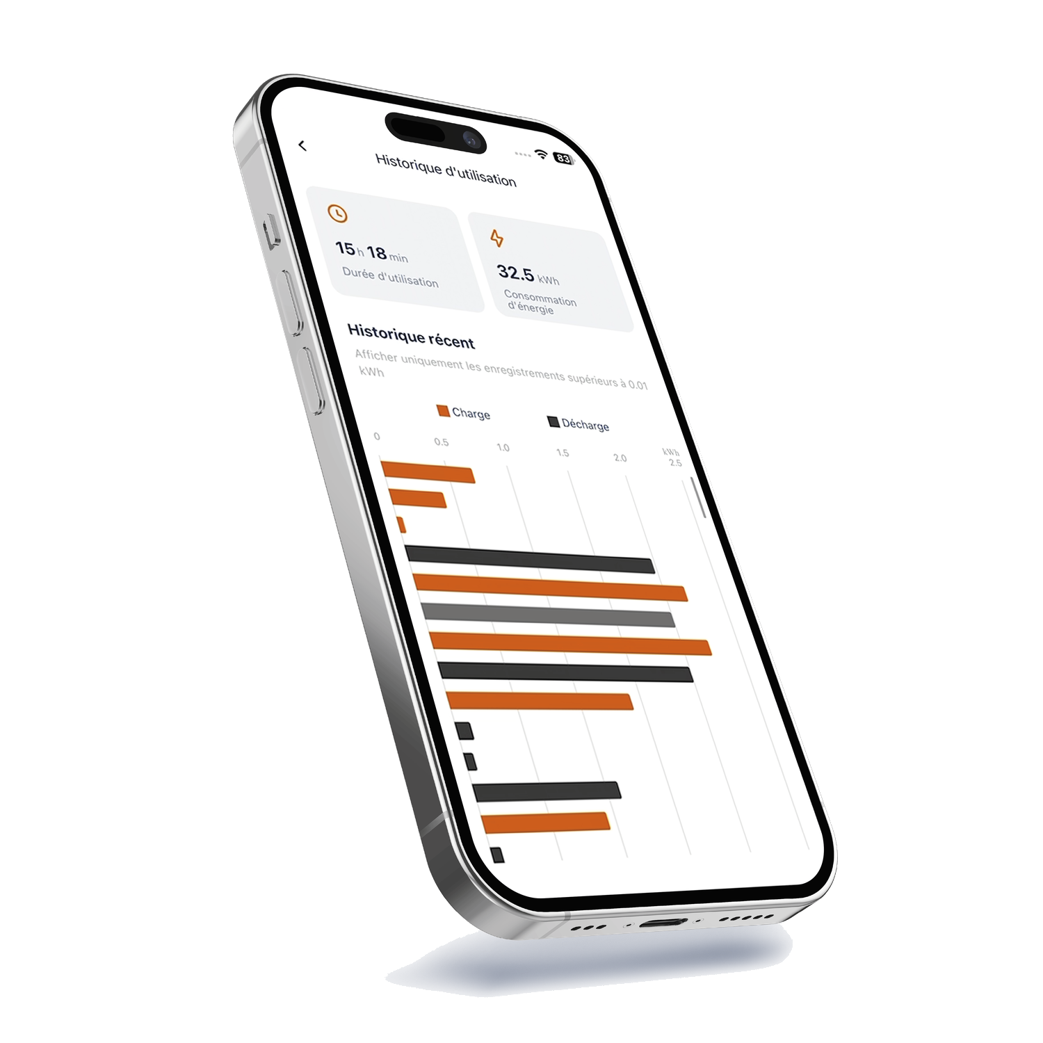 Application mobile X-GEN sur smartphone