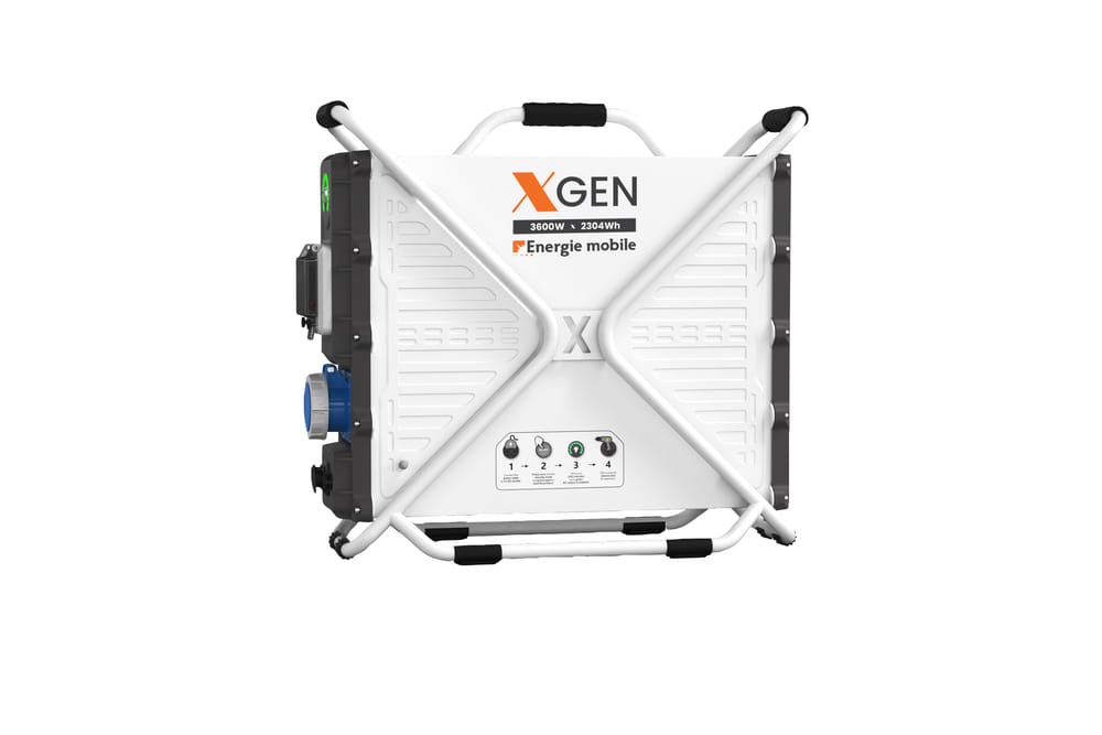 Panneau de commande du X-GEN, point de connexion Bluetooth